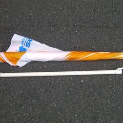 【手渡し】LOGOSロゴス パラソル 首折れ おまけ付「子供用プール」の画像