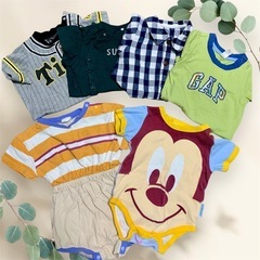 ロンパース　6着まとめ売り　70〜80㎝