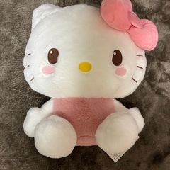 【新品】BIGキティーちゃんぬいぐるみタグ付きの画像