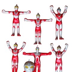 七体セット ウルトラ兄弟 ソフビ ミニソフビ 硬質ソフビ 指人形...