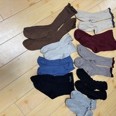 決定しました　中古　レディース靴下　9点　