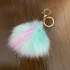 ファー　キーホルダー