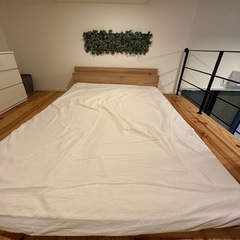 【美品】ダブルベッド