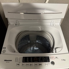 海外製メーカー【高価買取】Hisense 洗濯機 HW-55E2W 2023年製