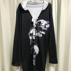 大きめサイズゴスロリスカルワンピース