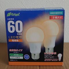 LED電球 2個セット E26 60W形相当 電球色 （OHM ...