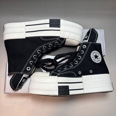RickOwens DRKSHDW×CONVERSE 23cm 黒の画像