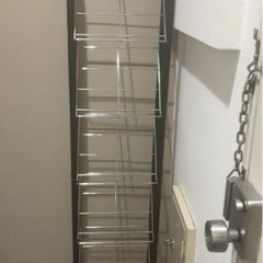 【受付終了】【無料】【6月14日まで出品】靴棚　アイアンラックの画像