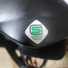 子供用ヘルメット赤の画像