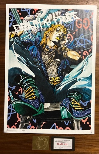 DEATH NYC 世界限定100枚 アート ポスター ジョジョ5枚