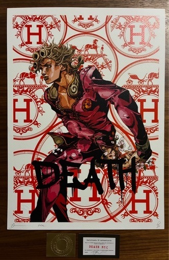 DEATH NYC 世界限定100枚 アート ポスター ジョジョ 5枚