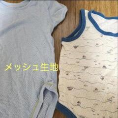 70 夏服　ベビー　新生児 ロンパース　肌着　長肌着　短肌着　育児　まとめて　セット　カバーオール　メッシュ　夏　夏肌着　の画像