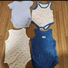 70 夏服　ベビー　新生児 ロンパース　肌着　長肌着　短肌着　育児　まとめて　セット　カバーオール　メッシュ　夏　夏肌着　の画像