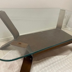ガラステーブル　ローテーブル