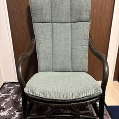 Kazama カザマ ラタンチェア ハイバック 籐 椅子