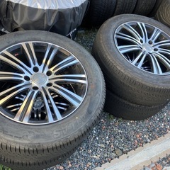 【タイヤほぼ新品】17インチホイール+タイヤ付 7J+42 we...