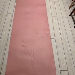  厚手 ヨガマット ピンク フィットネス トレーニング 筋トレの画像