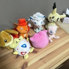 7個セット　ポケモン　ぬいぐるみの画像