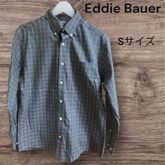 Eddie Bauer 長袖チェックシャツ Sサイズ 渋めカジュ...