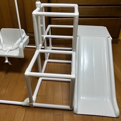 滑り台&ブランコ&ジャングルジムの画像