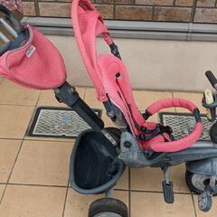 SmarTrike 押し棒つき三輪車　日よけ（サンシェード）つきの画像