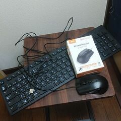 PCマウスとキーボード有線　ご縁があればの画像