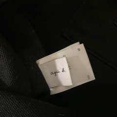agnès b. 黒 トートバッグの画像