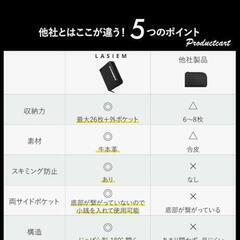 【ほぼ未使用】牛本革 26ポケット カードケース の画像