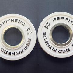 REPチェンジプレート0.5kg2枚セット オリンピックプレート  筋トレの画像