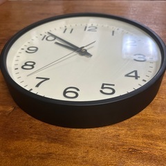 無印良品　壁掛け時計の画像