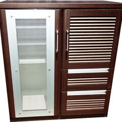★東京・埼玉 ・配送・設置無料 ■レンジボード ■サイドボード ■キッチンボード ■食器棚の画像