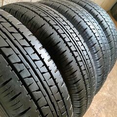 DUNLOP ENASAVE VAN01 DIGI-TYRE 145R12 6P.R 中古タイヤ&ホイール4本セットの画像