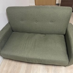 2人掛けソファー(グリーン)の画像
