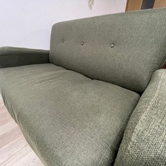2人掛けソファー(グリーン)の画像