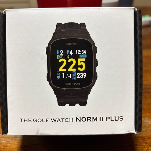 ザ ゴルフウォッチ 【ノルム】新品未使用品 アウトレット】THE GOLF WATCH NORM II PLUS | グリーンオン
