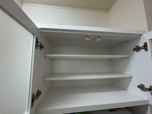 (引取り決定)キッチンボード(コパン T 80KB WH)