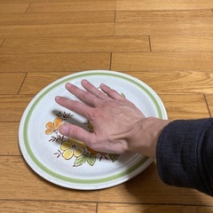 早い物勝ち　昭和レトロ　平皿の画像