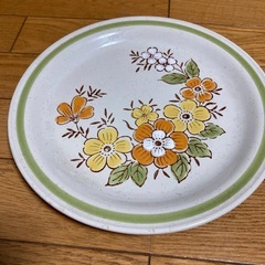 早い物勝ち　昭和レトロ　平皿の画像