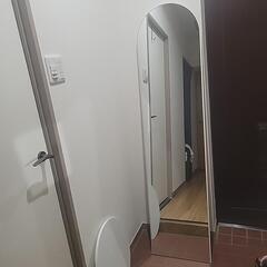 ほぼ新品　姿見鏡　ミラー　鏡