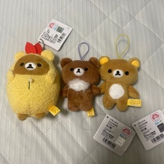 【無料】リラックマ チャイロイコグマ マスコット セット