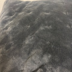 無印良品　ベッドカバー　　モコモコ　ダークグレー