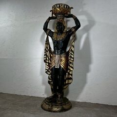 『AW DESIGN』ファラオ像 オブジェ 人形 神 エジプト置...