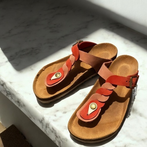 BIRKENSTOCK サンダル　ビーサン　24 ビーチサンダル　ピンク　 スリッパ　ビルケンシュトック　メンズ　レディース