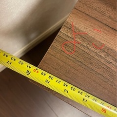 最終値下げ　S字ラック　ウォールナット風の画像