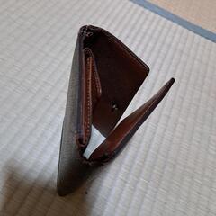 ルイ・ヴィトン ブラウンレザー三つ折り財布の画像