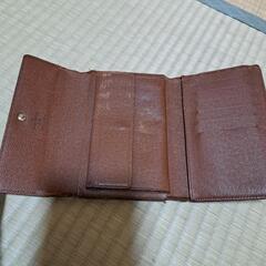 ルイ・ヴィトン ブラウンレザー三つ折り財布の画像