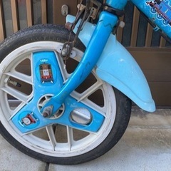 沢山のご応募ありがとうございます。取引予定決まりました【無料】トーマス 自転車   14インチ 玉突き　希少　の画像