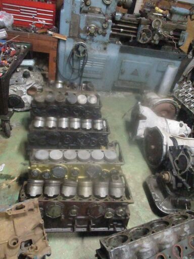 MB-SLエンジン国内では数少ない113SL各種精密加工済みエンジン部品取付け