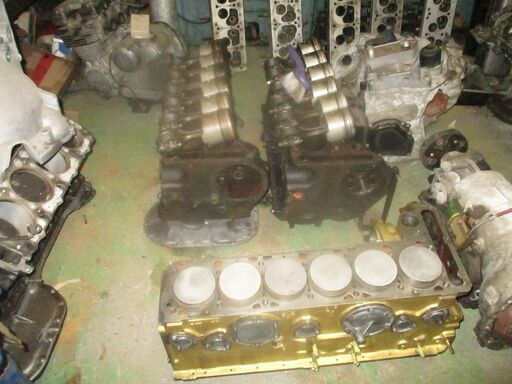 MB-SLエンジン国内では数少ない113SL各種精密加工済みエンジン部品取付け