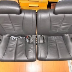 E51 エルグランド 3列目シート 黒革